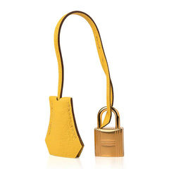 Birkin 25 Bag Jaune de Naples Novillo Gold Hardware