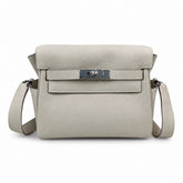 🆕 Available in stock: kelly messenger messenger bag for men and women, milkshake silver buckle, imported leather, all-steel hand-waxed thread, the highest cost-effectiveness on the Internet. The class