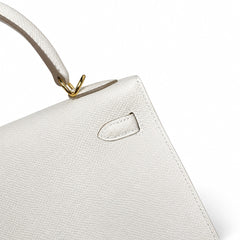 Custom orderškelly25 milkshake white epsom gold buckle fully hand-stitched with wax thread