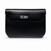 Kelly Depeches25 Black Silver Box Leather