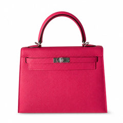 Customer orderškelly25 5J pink epsom silver buckle hand-stitched