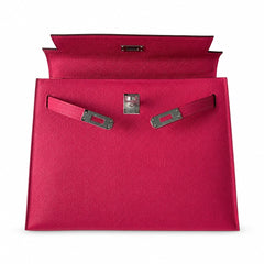Customer orderškelly25 5J pink epsom silver buckle hand-stitched