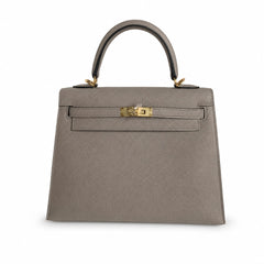 Customer orderškelly25 M8 asphalt gray gold buckle epsom pure handmade wax thread