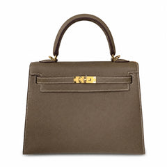 Customer orderškelly25 elephant gray Epsom gold buckle, fully handmade with wax thread