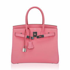 Birkin 30 Bag Rose Confetti Epsom Leather with Palladium Hardware