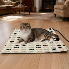 Pet Heating Pad with Adjustable Temperature Pet Warmer and Timer