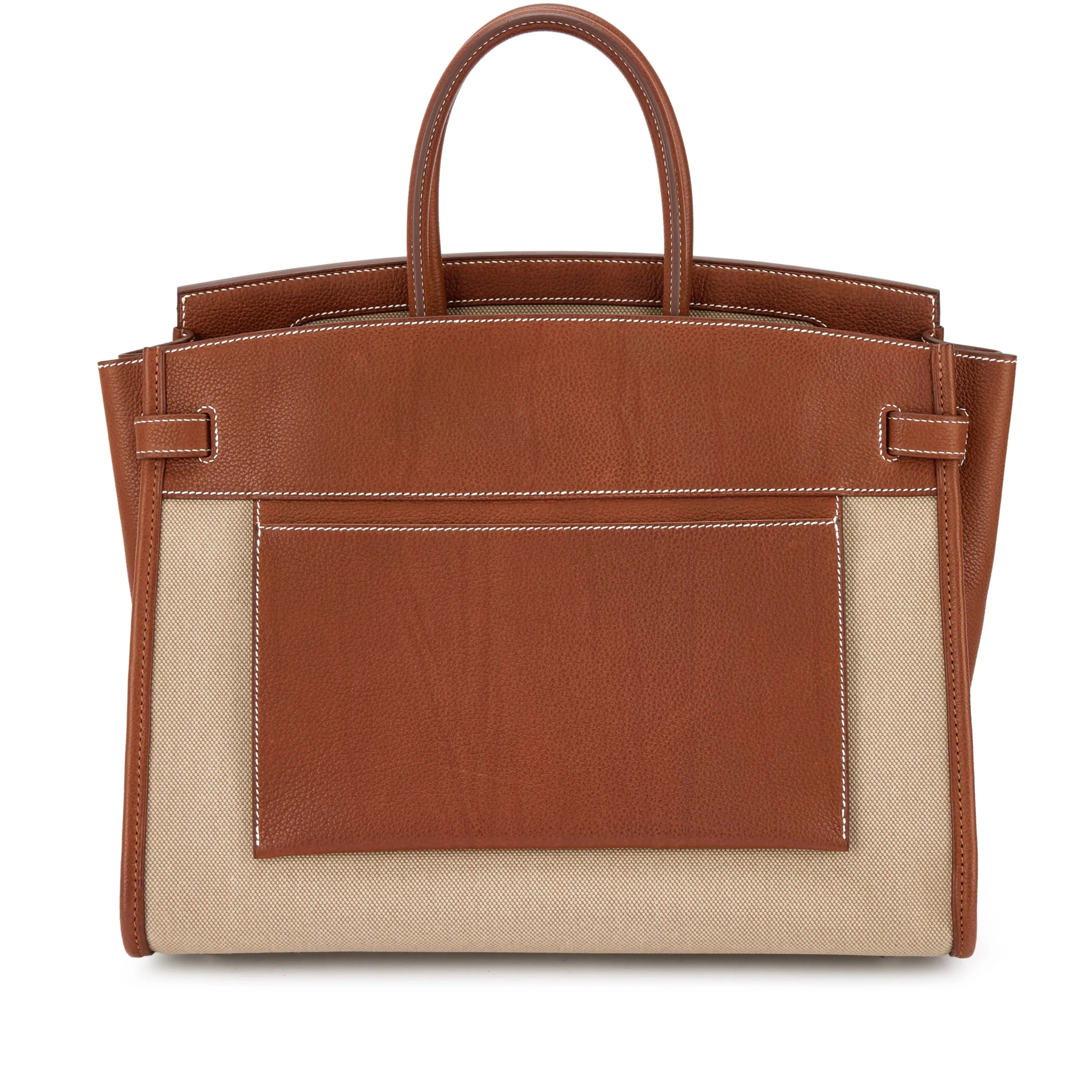 Birkin 35 L'Envers Edition Fauve Barenia Faubourg Palladium Hardware