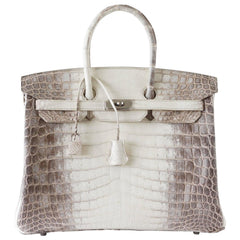 Birkin 35 Bag Blanc Himalaya Exquisite Skin Limited Edition