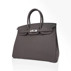Birkin 35 Bag Etain Togo Leather with Palladium Hardware