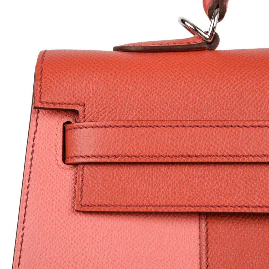 Kelly 35 Flag Bag Limited Edition Flamingo and Coral Rare