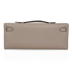 Kelly Cut Bag Gris Asphalte Gray Clutch Swift Palladium