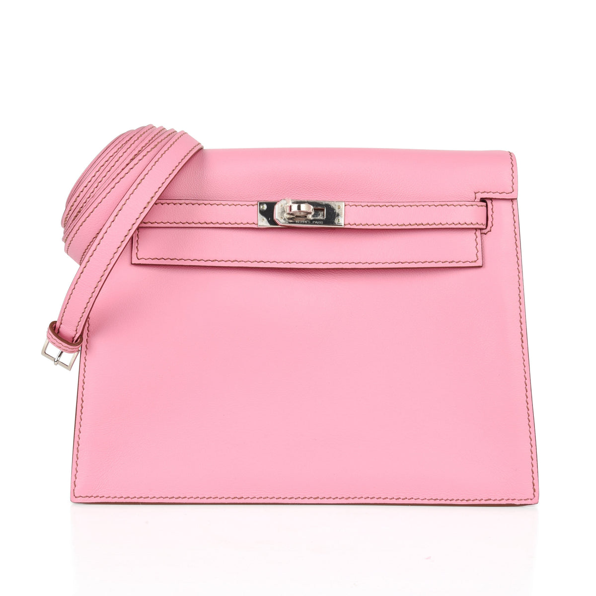 Kelly Danse Bag 5P Pink Swift Palladium